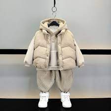 стильный детский костюм, тройка 7774