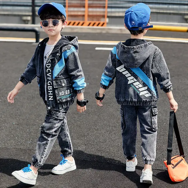 джинсовый костюм-двойка  7776