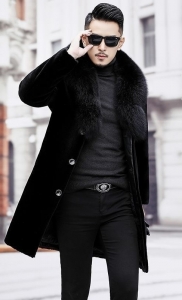 мужская норковая шуба 9939