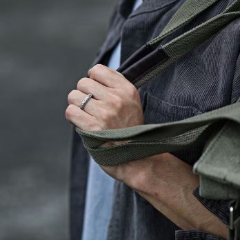 Ожерелье-кольцо, модное мужское