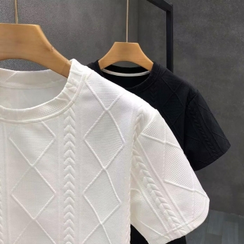 свитер с короткими рукавами