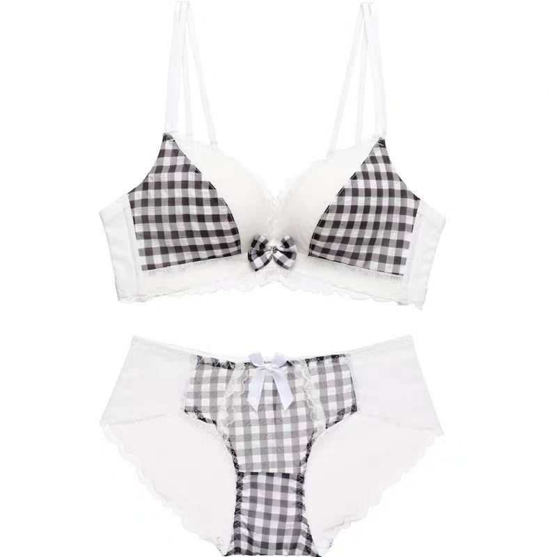 Купить Женский бюстгальтер с клетчатым принтом