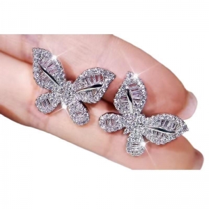 серьги бабочка