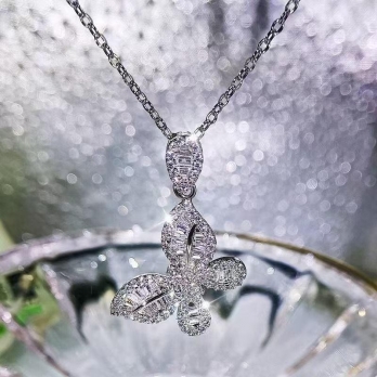 серьги бабочка